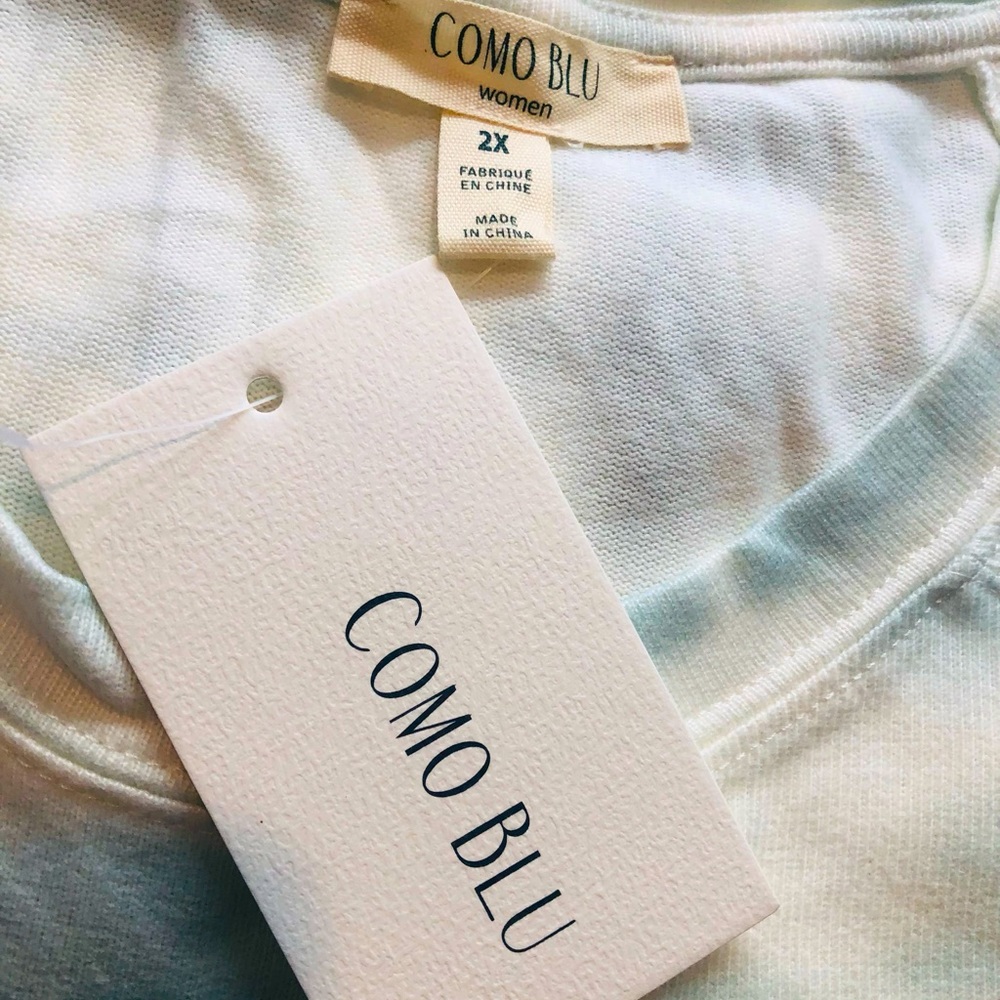 Comu Blu 2-Piece Tie Dye Watercolor Loungewear Set. NWT! Sz 1X, 2X & 3X - Picture 9 of 11